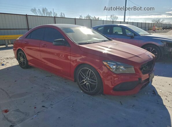 WDDSJ4EB8JN689772 2018 MERCEDES-BENZ CLA-CLASS Red Передня права чверть