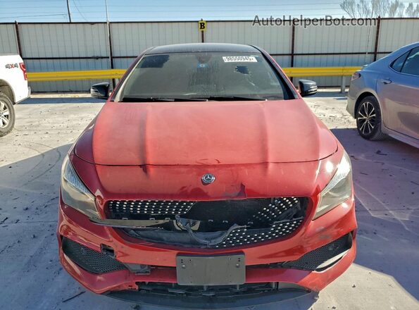 WDDSJ4EB8JN689772 2018 MERCEDES-BENZ CLA-CLASS Red Вид спереду
