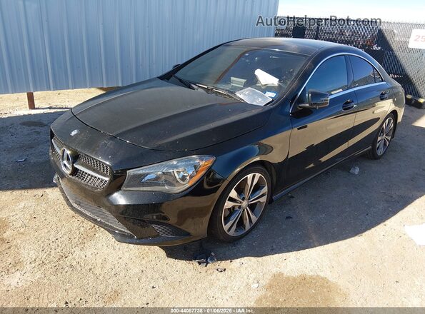 WDDSJ4EB9GN312439 2016 MERCEDES-BENZ CLA 250 Black წინა მარცხენა ხედი სამი მეოთხედიდან