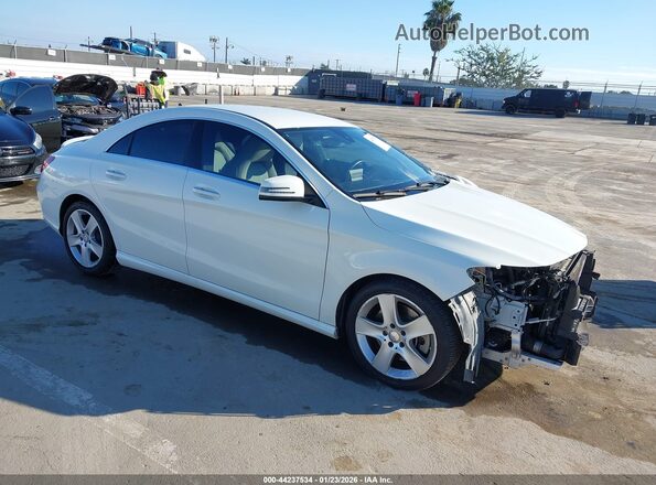 WDDSJ4EB9GN325580 2016 MERCEDES-BENZ CLA 250 White წინა მარჯვენა