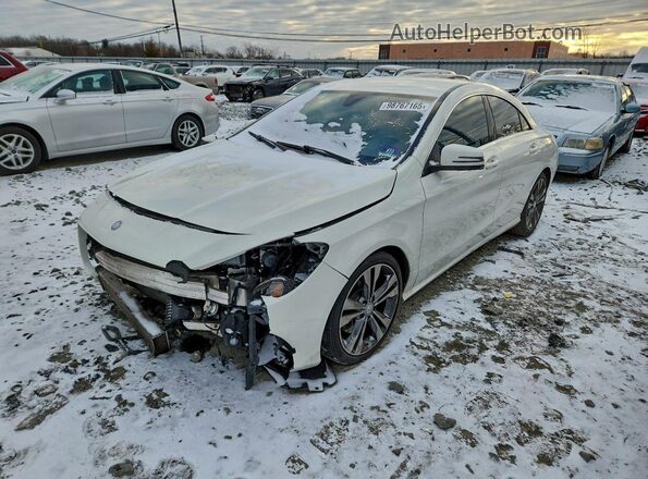 WDDSJ4EBXHN399513 2017 MERCEDES-BENZ CLA-CLASS Белый Передняя левая четверть