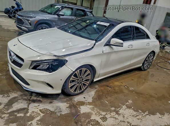 WDDSJ4EBXJN591889 2018 MERCEDES-BENZ CLA-CLASS White Передня ліва чверть