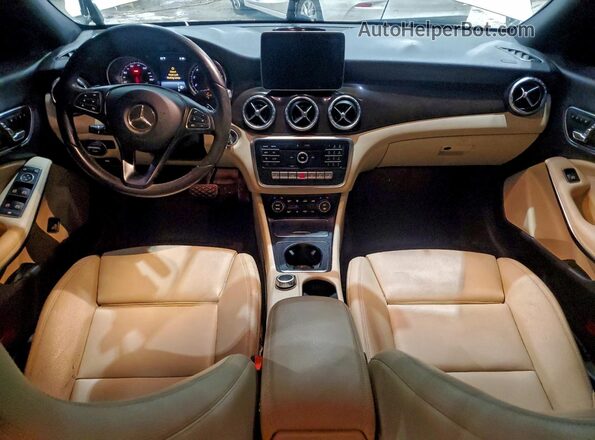 WDDSJ4EBXJN591889 2018 MERCEDES-BENZ CLA-CLASS White Вид панелі приладів