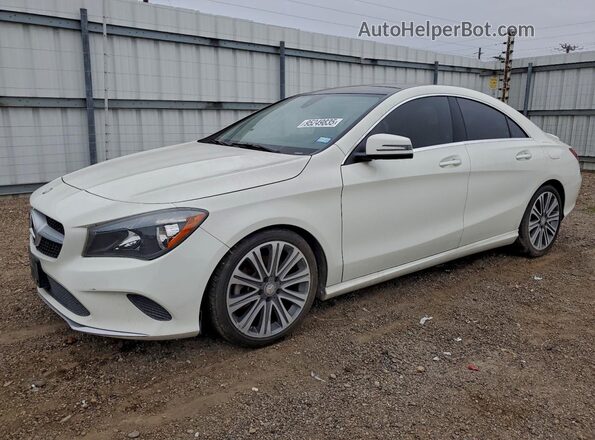 WDDSJ4GB8HN479891 2017 MERCEDES-BENZ CLA-CLASS Белый Передняя левая четверть