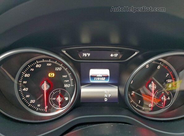 WDDSJ4GB8HN479891 2017 MERCEDES-BENZ CLA-CLASS Белый Вид щитка приборов