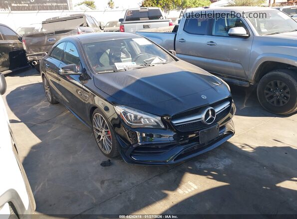 WDDSJ5CB3JN565871 2018 MERCEDES-BENZ AMG CLA 45 Черный Передняя правая четверть