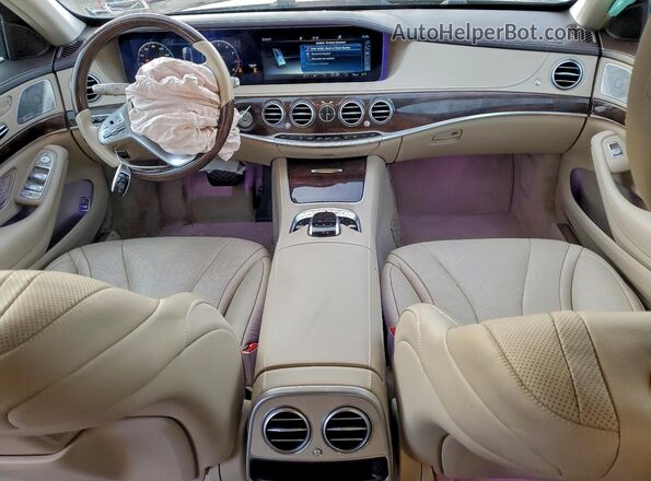 WDDUG6EB0KA456240 2019 MERCEDES-BENZ S Черный Вид панели приборов