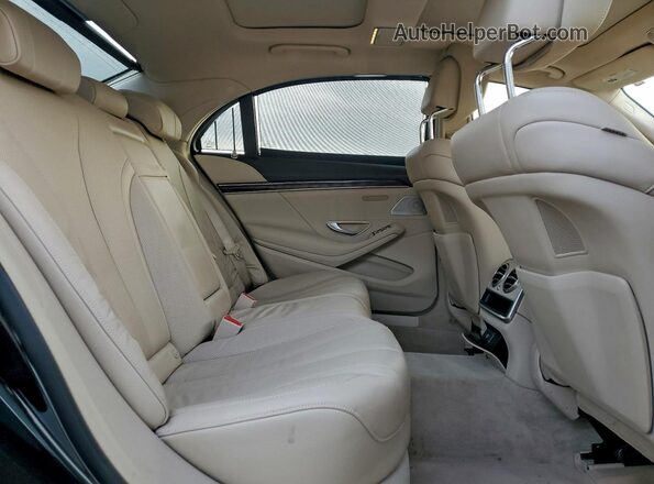 WDDUG6EB0KA456240 2019 MERCEDES-BENZ S Черный Вид задних сидений