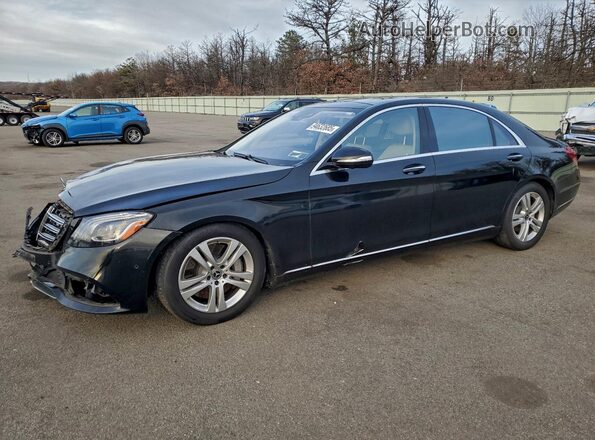 WDDUG6EB0KA456240 2019 MERCEDES-BENZ S Черный Передняя левая четверть