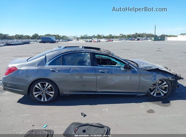 WDDUG6EB1JA396600 2018 MERCEDES-BENZ S-CLASS Серый Вид задней части салона
