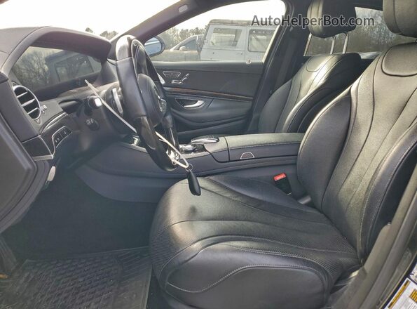 WDDUG6EB7KA492054 2019 MERCEDES-BENZ S Black Widok wnętrza z przodu