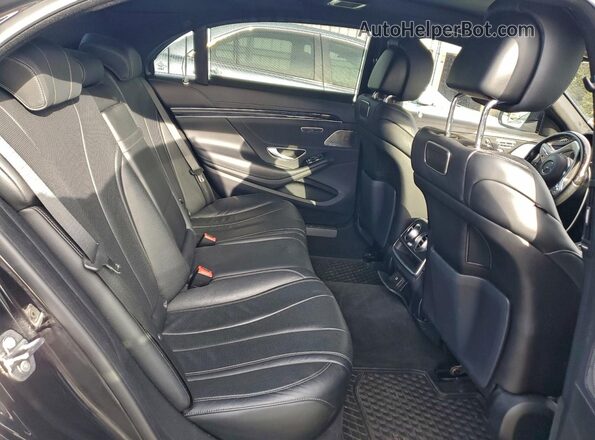 WDDUG6EB7KA492054 2019 MERCEDES-BENZ S Black Widok tylnych siedzeń