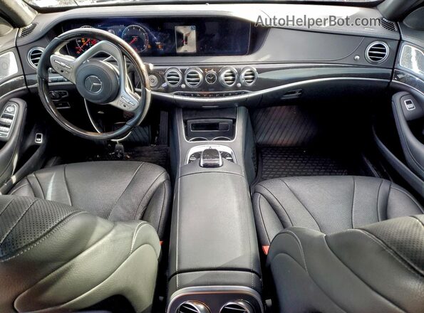 WDDUG6EB7KA492054 2019 MERCEDES-BENZ S Black Widok deski rozdzielczej