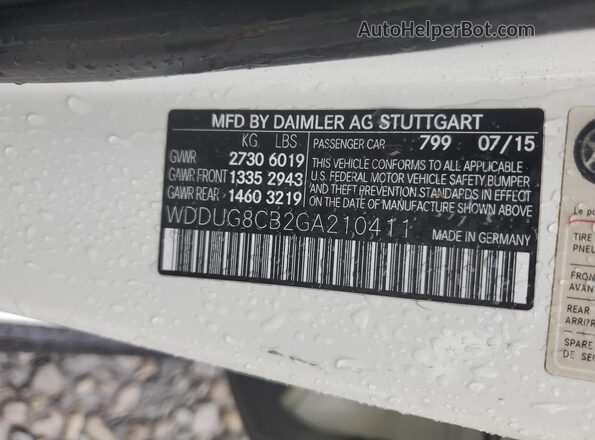 WDDUG8CB2GA210411 2016 MERCEDES-BENZ S Black Widok komory silnika