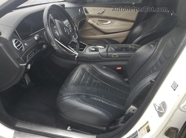 WDDUG8CB2GA210411 2016 MERCEDES-BENZ S Black Widok wnętrza z przodu