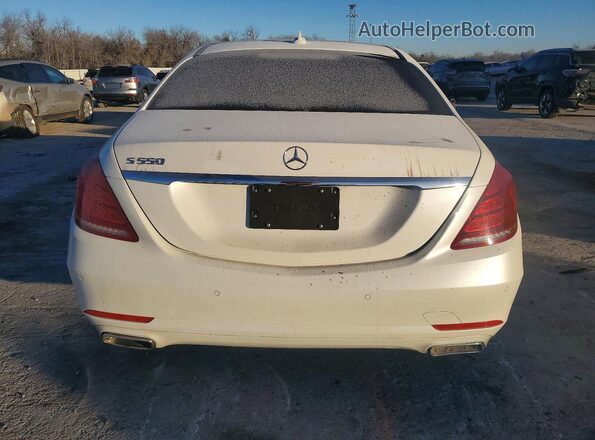 WDDUG8CB4HA298797 2017 MERCEDES-BENZ S White Widok z tyłu