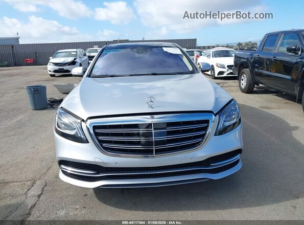 WDDUG8DB1KA453733 2019 MERCEDES-BENZ S-CLASS Silver Widok wnętrza z tyłu