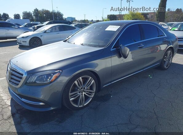 WDDUG8DB3JA376359 2018 MERCEDES-BENZ S-CLASS Gray Front left