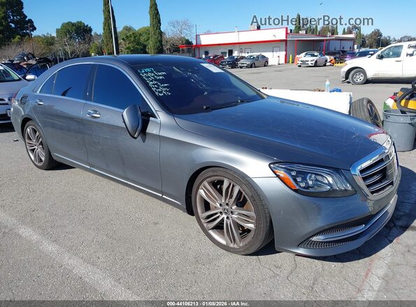 WDDUG8DB3JA376359 2018 MERCEDES-BENZ S-CLASS Gray Front right