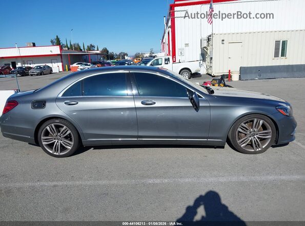 WDDUG8DB3JA376359 2018 MERCEDES-BENZ S-CLASS Gray Rear interior view