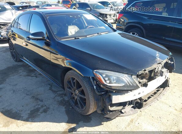 WDDUG8DB6KA482922 2019 MERCEDES-BENZ S-CLASS Черный Передняя правая четверть