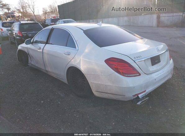 WDDUG8FB3GA245888 2016 MERCEDES-BENZ S-CLASS Белый Задняя левая четверть