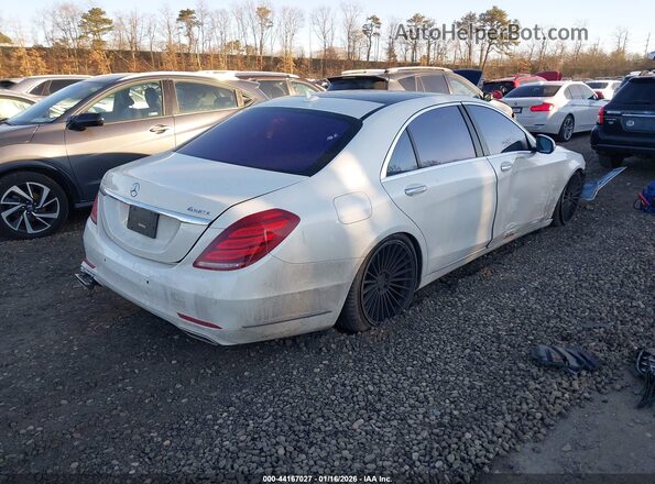 WDDUG8FB3GA245888 2016 MERCEDES-BENZ S-CLASS Белый Задняя правая четверть