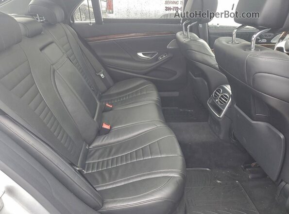 WDDUG8FB6GA210584 2016 MERCEDES-BENZ S Серебряный Вид задних сидений