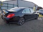 2016 Mercedes-benz S 550 4matic Черный vin: WDDUG8FB9GA235477