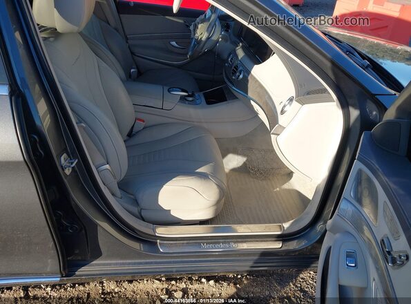 WDDUG8FB9HA320711 2017 MERCEDES-BENZ S-CLASS Серый Вид салона спереди
