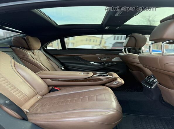 WDDUG8FBXHA324122 2017 MERCEDES-BENZ S Черный Вид сзади