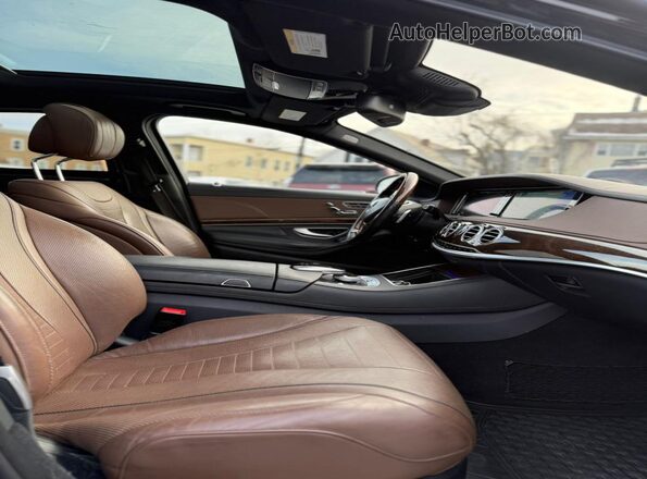 WDDUG8FBXHA324122 2017 MERCEDES-BENZ S Черный Вид задней части салона