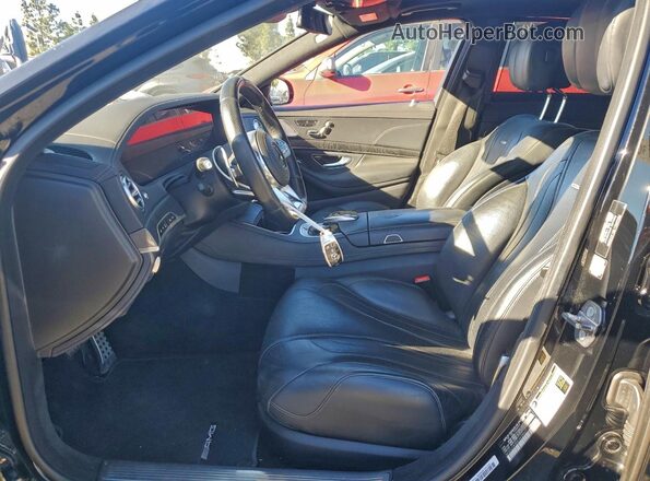 WDDUG8JB8KA438697 2019 MERCEDES-BENZ S Black Вид салону спереду
