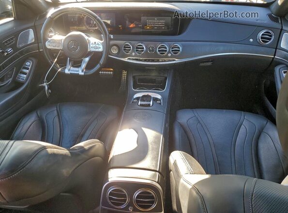 WDDUG8JB8KA438697 2019 MERCEDES-BENZ S Black Вид панелі приладів