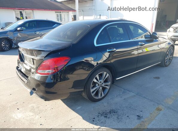 WDDWF4JB1JR322956 2018 MERCEDES-BENZ C-CLASS Black Tył prawy