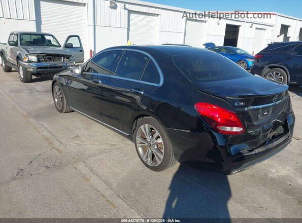 WDDWF4JB1JR322956 2018 MERCEDES-BENZ C-CLASS Black Tył lewy