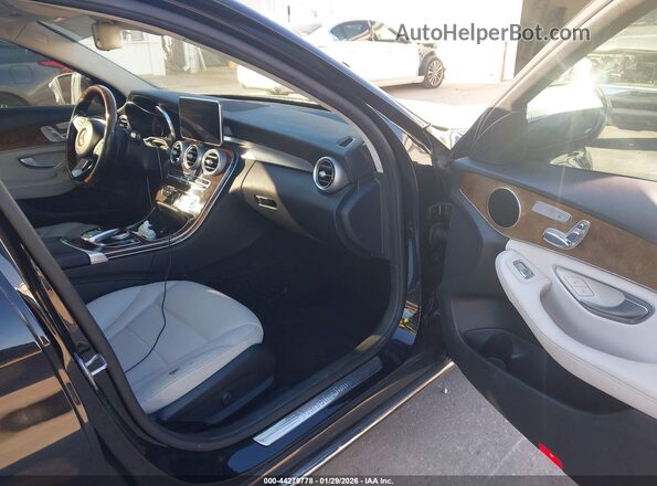 WDDWF4JB1JR322956 2018 MERCEDES-BENZ C-CLASS Black Widok wnętrza z przodu