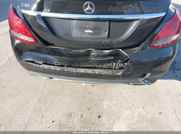 WDDWF4JB1JR322956 2018 MERCEDES-BENZ C-CLASS Black Widok z przodu