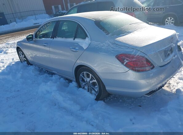 WDDWF4KB1JR388616 2018 MERCEDES-BENZ C-CLASS Серебряный Задняя левая четверть