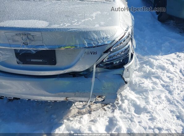 WDDWF4KB1JR388616 2018 MERCEDES-BENZ C-CLASS Серебряный Вид спереди