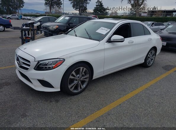 WDDWF8DB1LR528557 2020 MERCEDES-BENZ C-CLASS Белый Передняя левая четверть