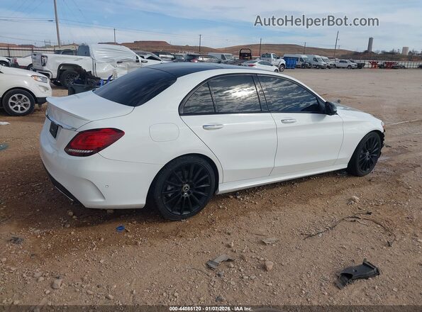 WDDWF8DBXLR540562 2020 MERCEDES-BENZ C-CLASS Белый Задняя правая четверть