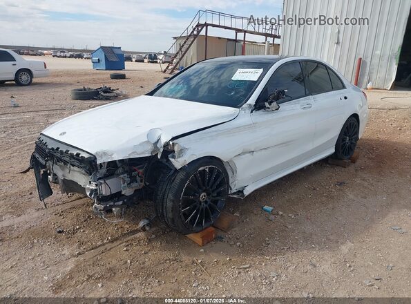 WDDWF8DBXLR540562 2020 MERCEDES-BENZ C-CLASS Белый Вид спереди