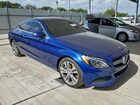 2017 Mercedes-benz C 300 4matic Blue vin: WDDWJ4KB0HF361644