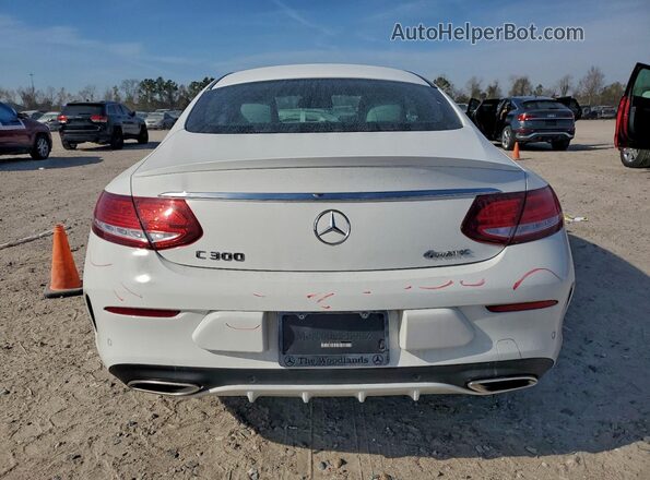 WDDWJ4KB6JF670668 2018 MERCEDES-BENZ C Белый Вид сзади
