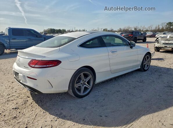 WDDWJ4KB6JF670668 2018 MERCEDES-BENZ C Белый Задняя правая четверть