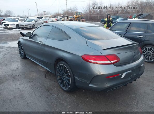 WDDWJ6EB2JF669945 2018 MERCEDES-BENZ AMG C 43 Серый Задняя левая четверть