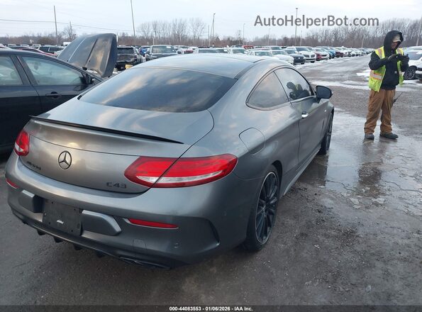 WDDWJ6EB2JF669945 2018 MERCEDES-BENZ AMG C 43 Серый Задняя правая четверть