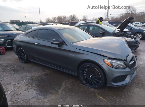 WDDWJ6EB2JF669945 2018 MERCEDES-BENZ AMG C 43 Серый Вид задней части салона