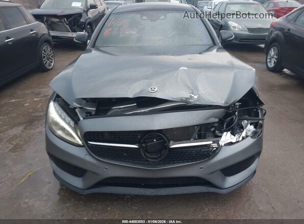 WDDWJ6EB2JF669945 2018 MERCEDES-BENZ AMG C 43 Серый Вид спереди